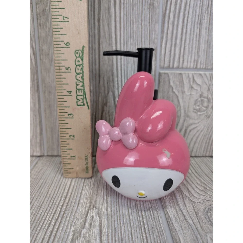SANRIO My Melody Head Lotion Soap Dispenser Pump Pink Bow
